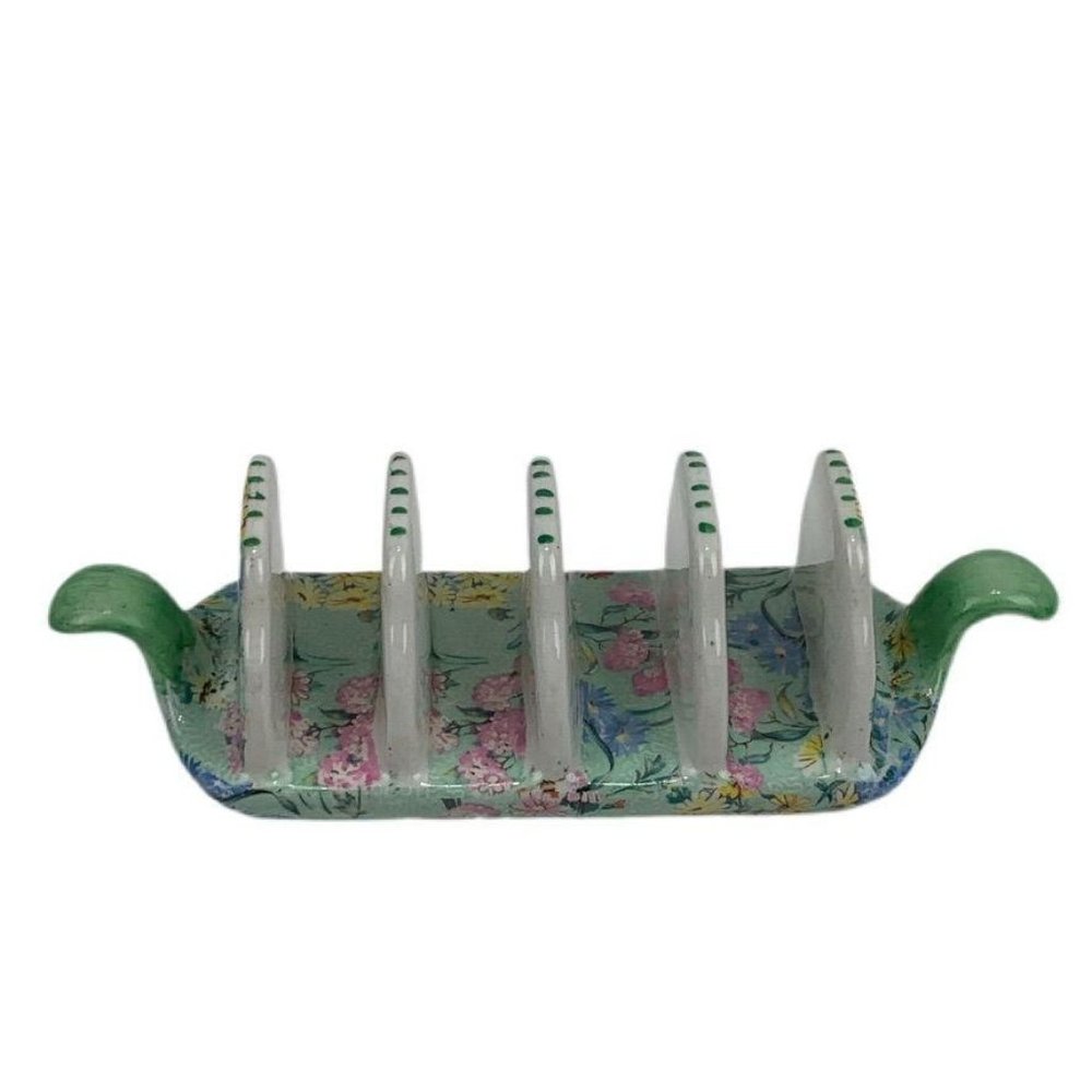 Vintage Shelley‎ England Melody Toast Rack Caddy